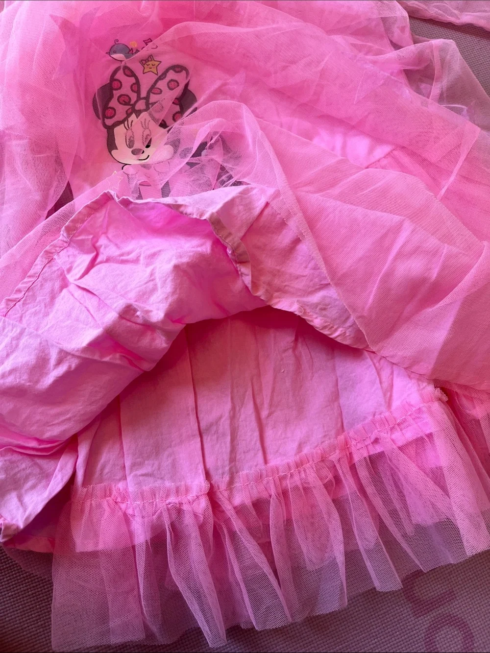 Disney Pink Minnie Mouse Tulle Dress for Kids